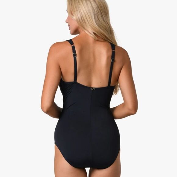 NWT Jantzen Drape Front Swimsuit Sz 20W - Picture 2 of 5